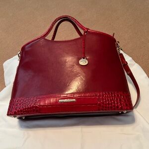 Brahmin Red Elaine handbag